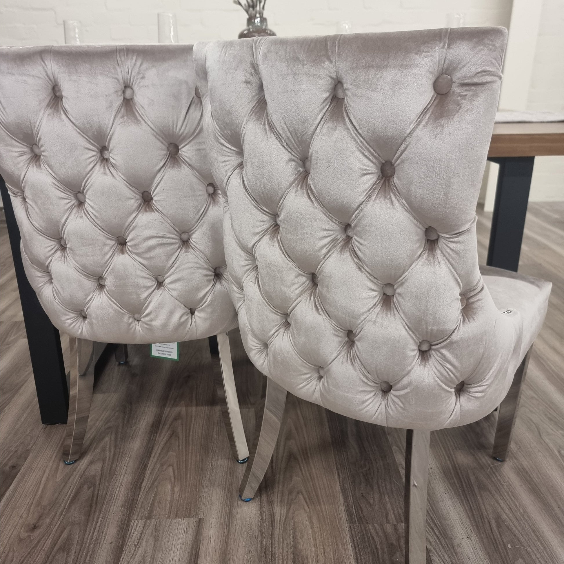 Kensington dining chair with deep button back