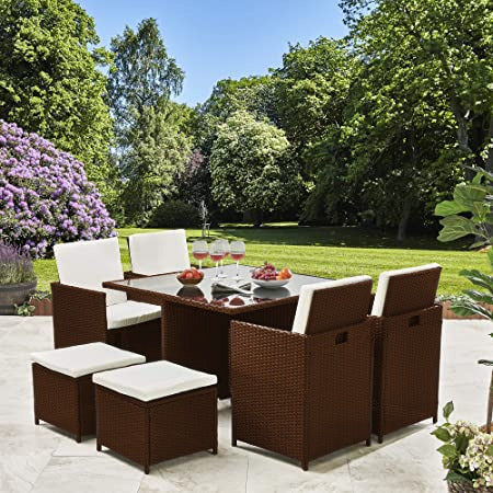 Nova Garden Dining Set - 9pc