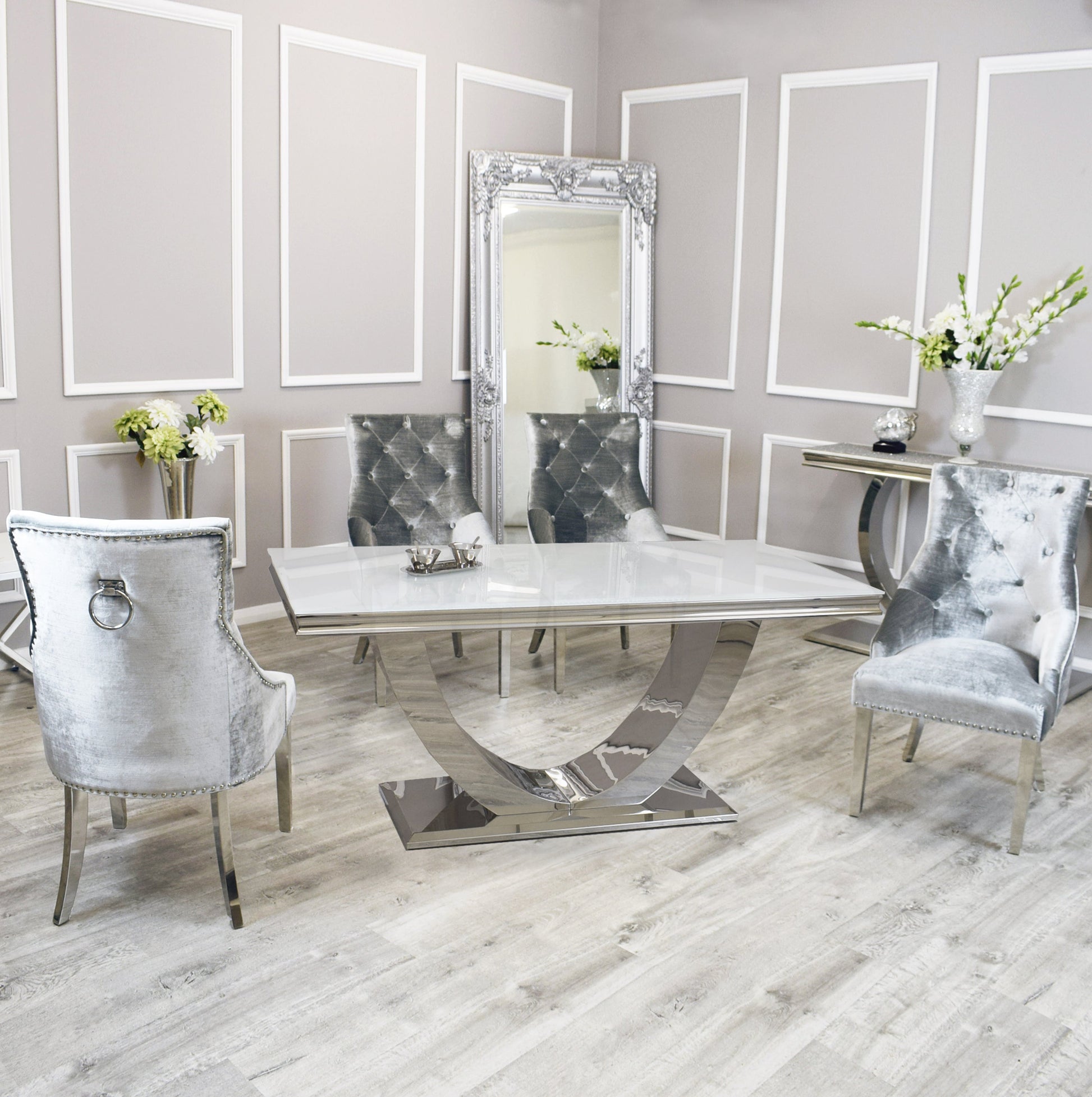 Pewter shimmer with all Tables