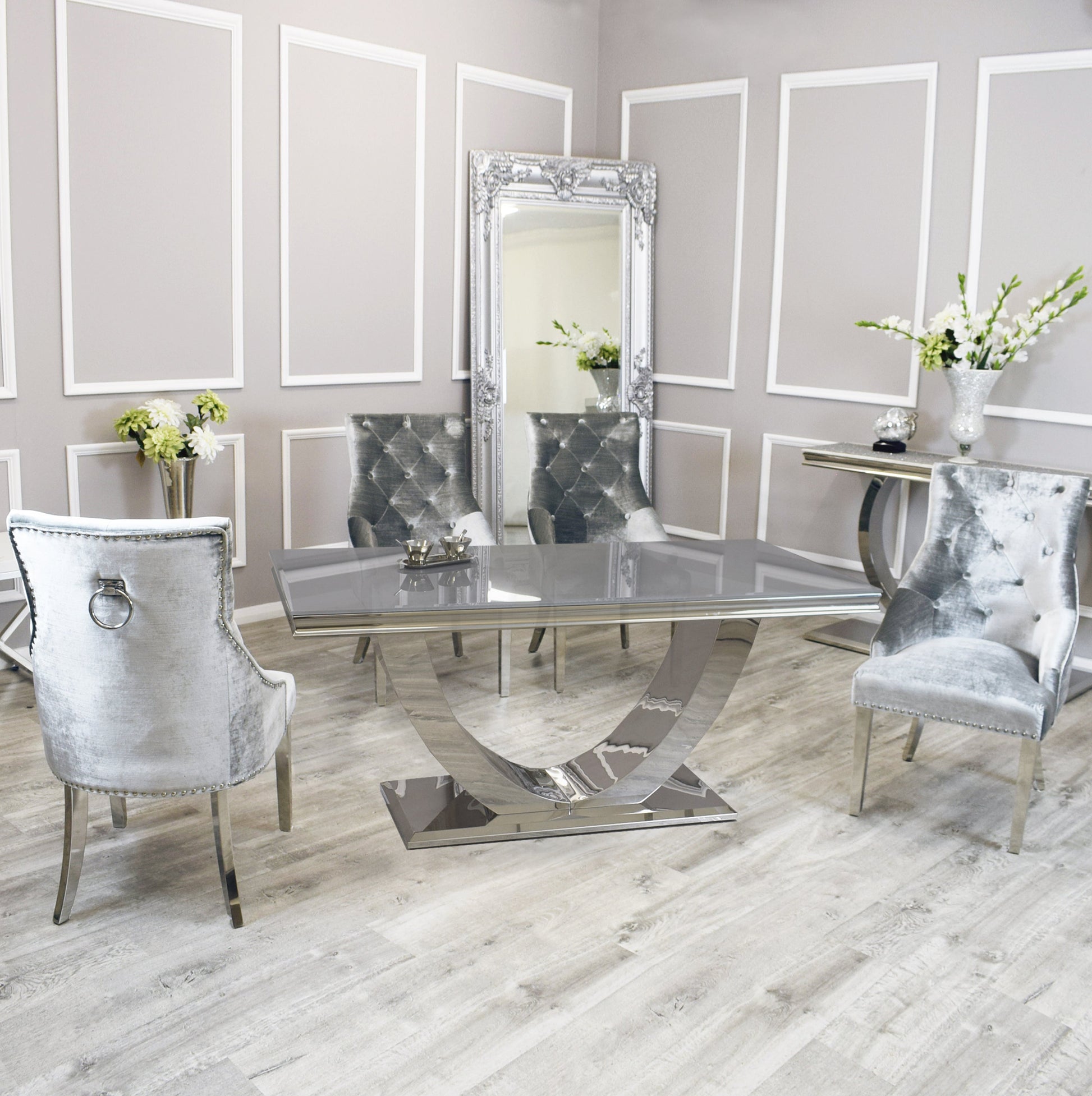 Pewter shimmer with all Tables