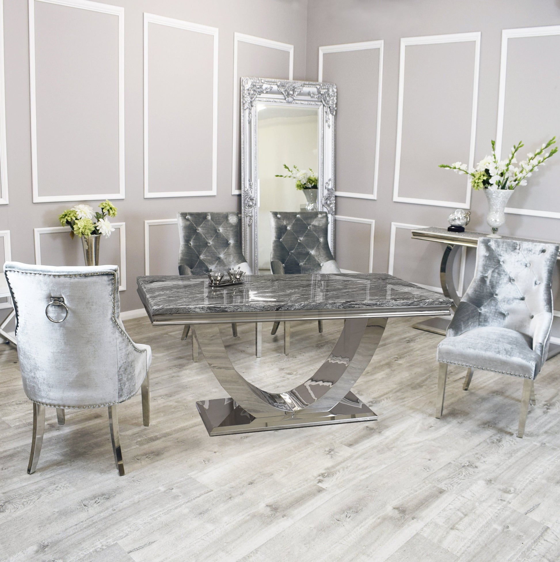Pewter shimmer with all Tables