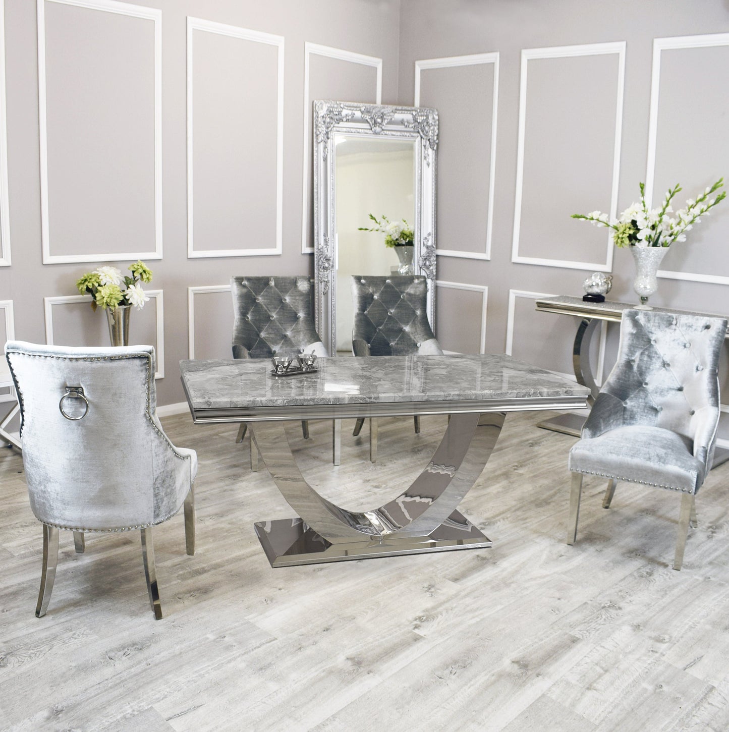 Pewter shimmer with all Tables