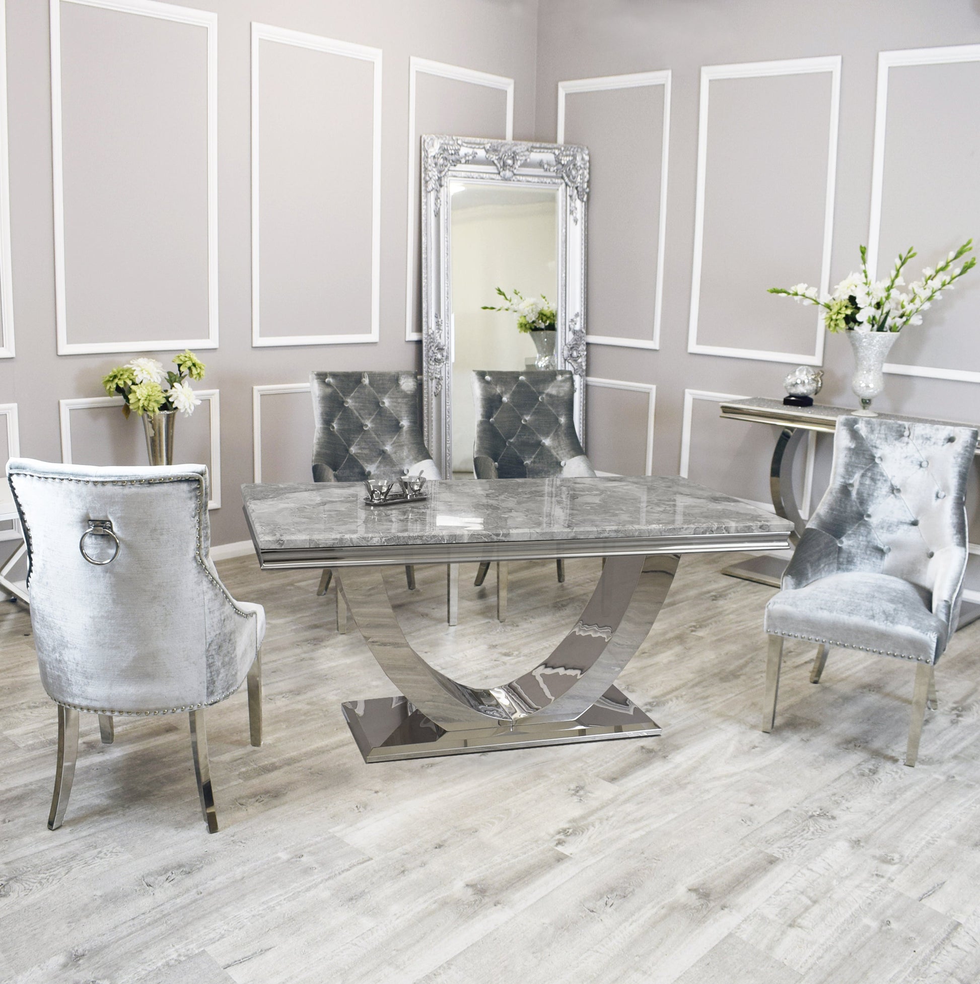 Pewter shimmer with all Tables