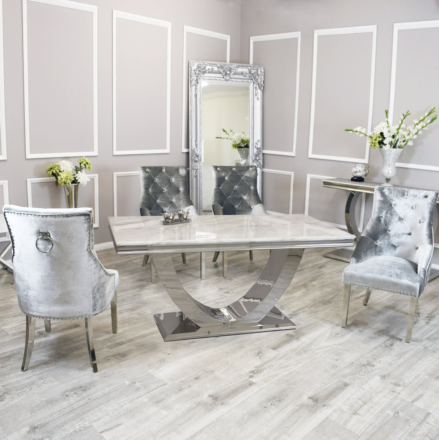 Pewter shimmer with all Tables