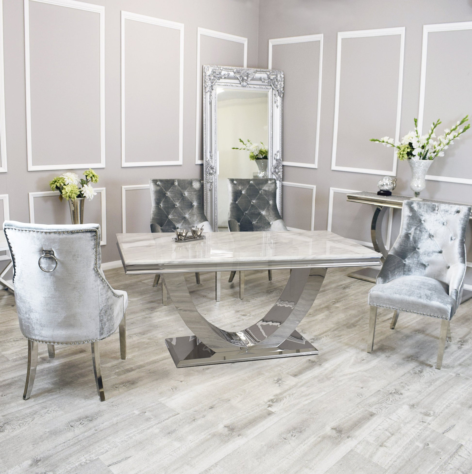 Pewter shimmer with all Tables