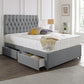 Beirut Headboard Divan Set - Choice of Mattress & Optional Storage