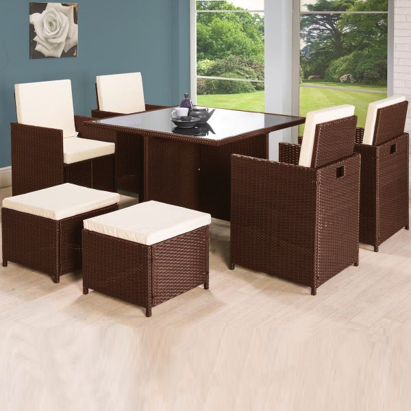 Nova Garden Dining Set - 9pc