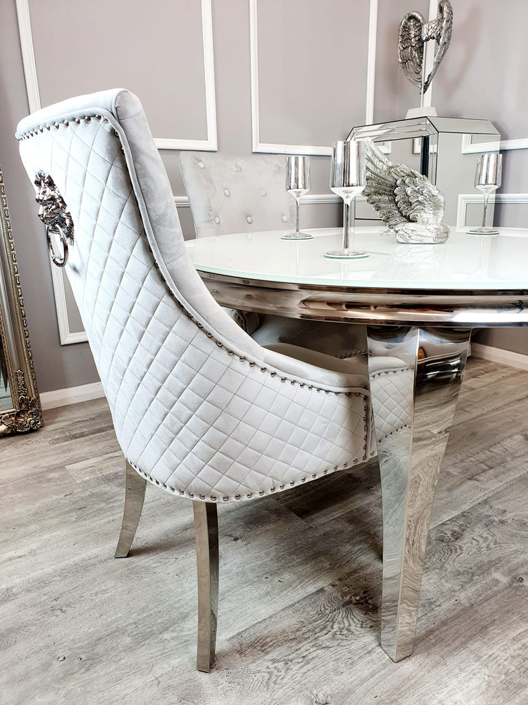 Louis 1.3m Round Dinning Table Set