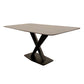 Apollo 1.6m Black Dining Table with Black Sintered Stone