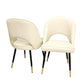 ASTRA LEATHER CHAIR – HIGH QUALITY BLACK LEGS WITH GOLD TIPS