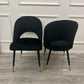 ASTRA LEATHER CHAIR – HIGH QUALITY BLACK LEGS WITH GOLD TIPS