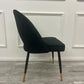 ASTRA LEATHER CHAIR – HIGH QUALITY BLACK LEGS WITH GOLD TIPS