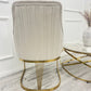 CHELMSFORD VELVET DINING CHAIR GOLD