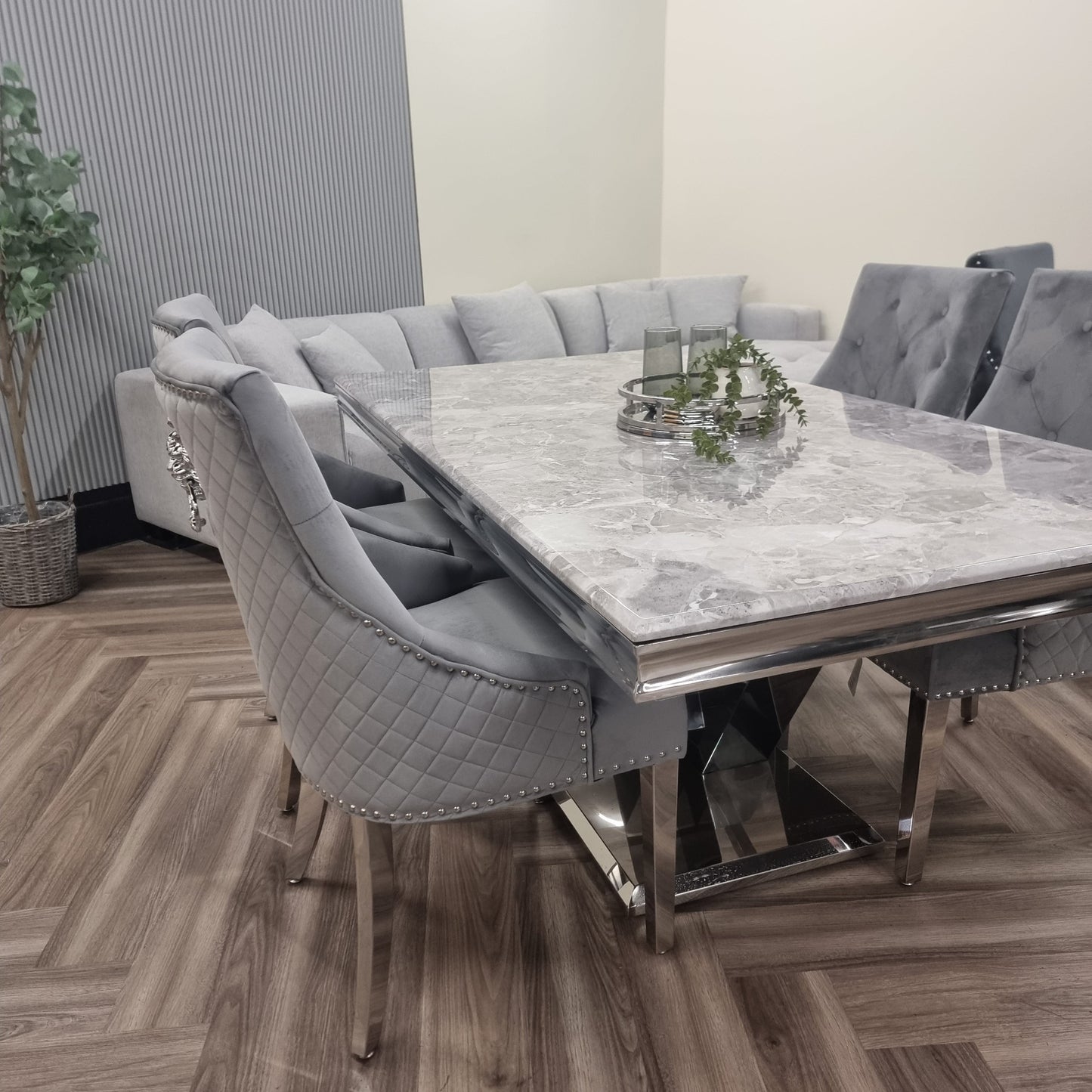 Bentley Silver Dining Chair