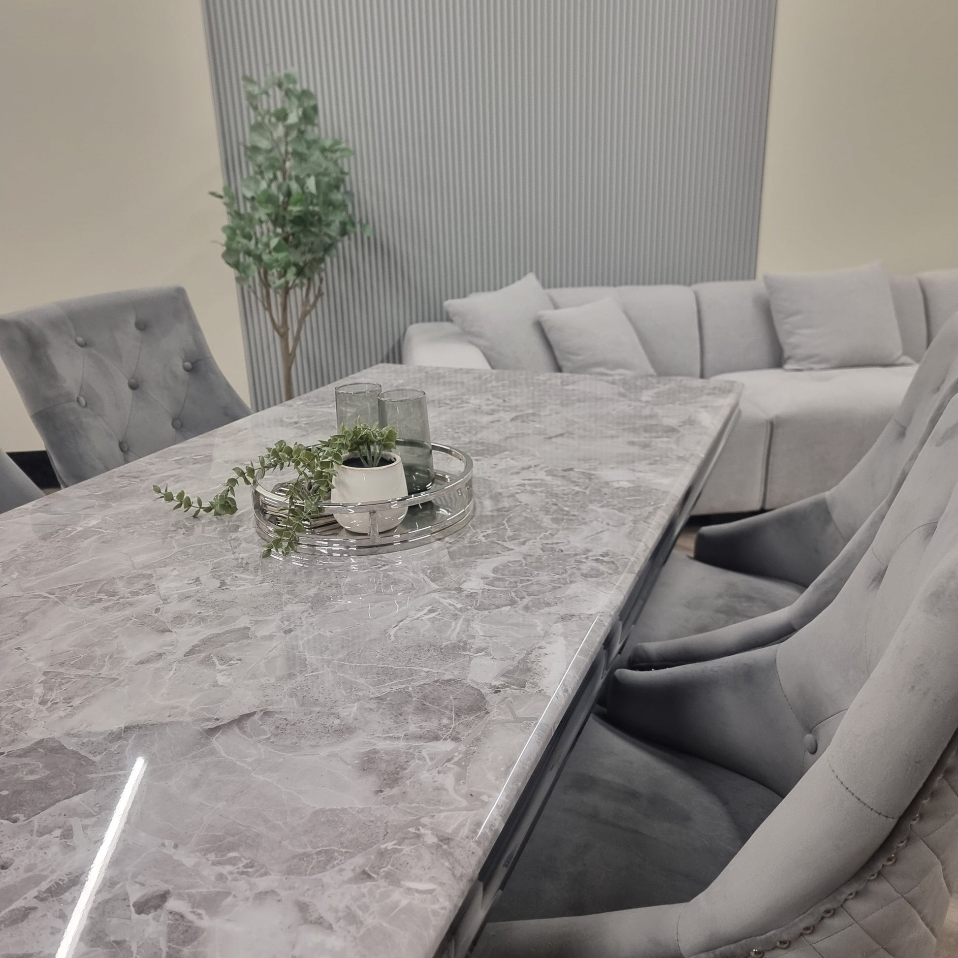 Bentley Silver Dining Chair