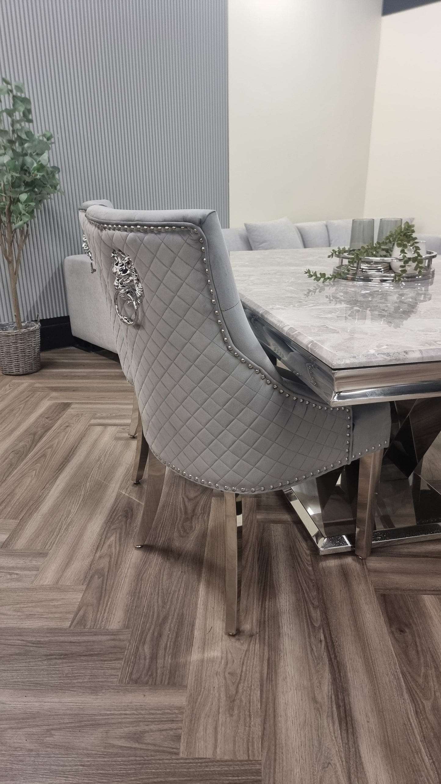 Bentley Silver Dining Chair