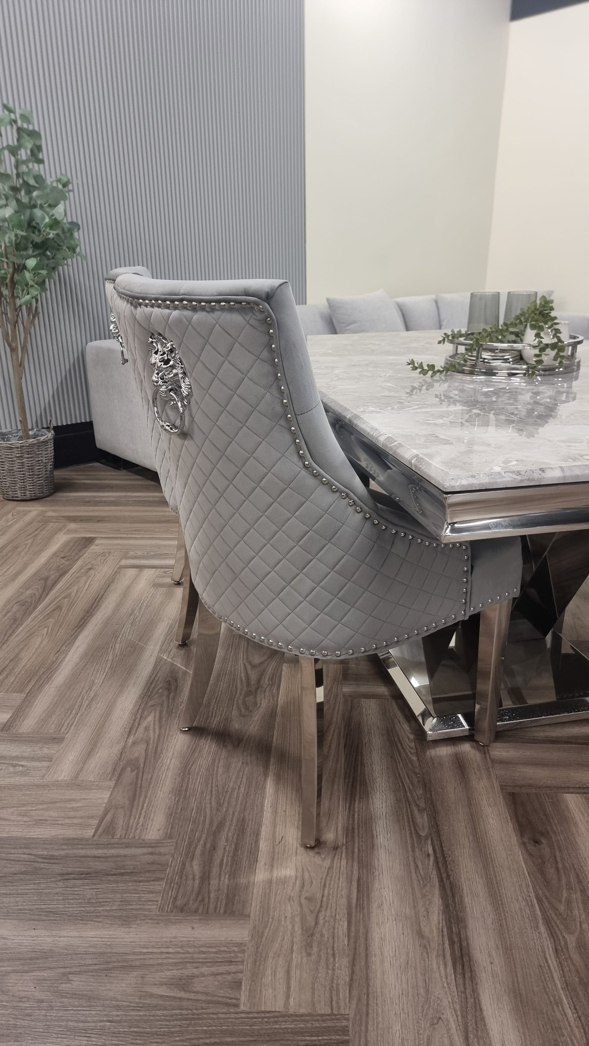 Bentley Silver Dining Chair