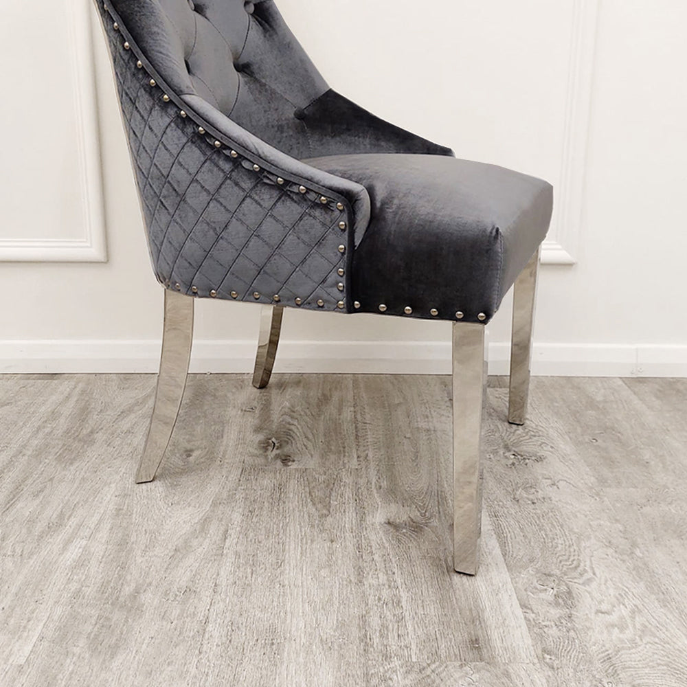Bentley Silver Dining Chair