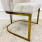 CHELMSFORD VELVET DINING CHAIR GOLD