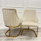 CHELMSFORD VELVET DINING CHAIR GOLD