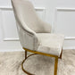 CHELMSFORD VELVET DINING CHAIR GOLD
