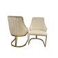 CHELMSFORD VELVET DINING CHAIR GOLD