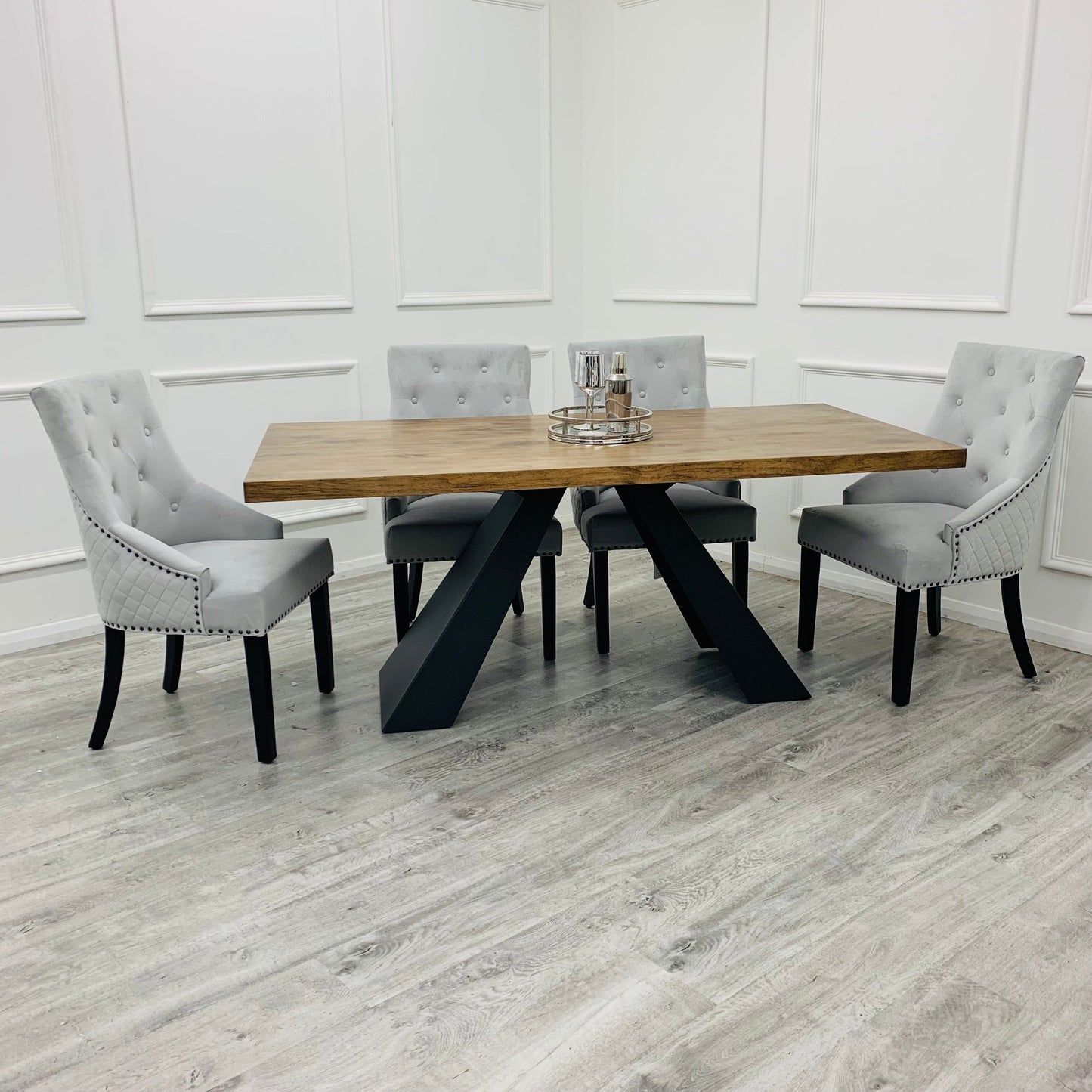 Bentley Black Leg Dining Chairs