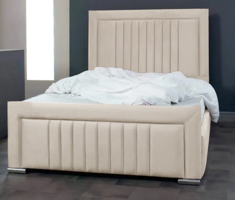 Alama Upholstered Panel Bed