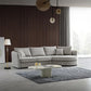 Aluxo Rubin Corner Chaise in Pebble Boucle