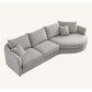 Aluxo Rubin Corner Chaise in Pebble Boucle