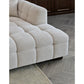 Aluxo Tribeca Right Hand Corner Group in Oatmeal Boucle Fabric