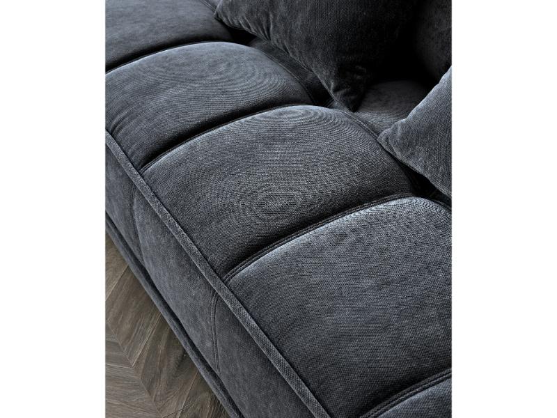 Gramercy 3 + 2 in Steel Velvet