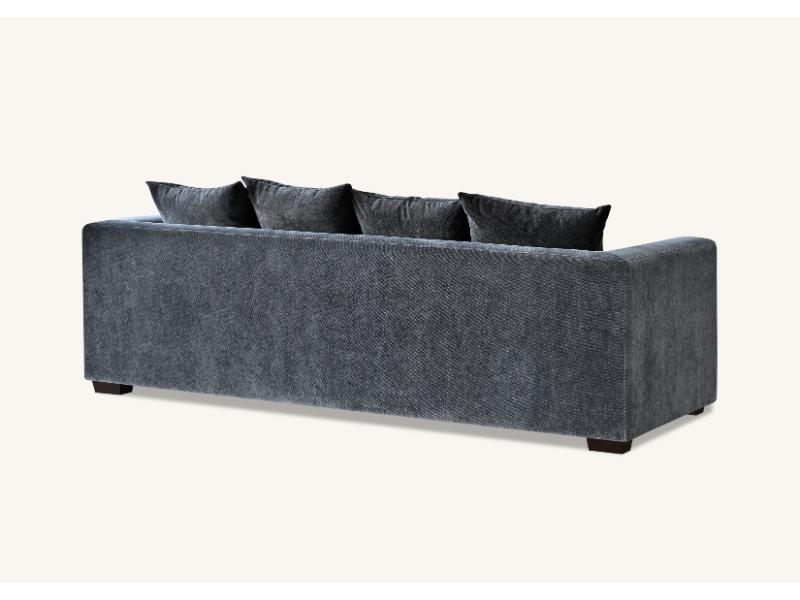 Gramercy 3 + 2 in Steel Velvet