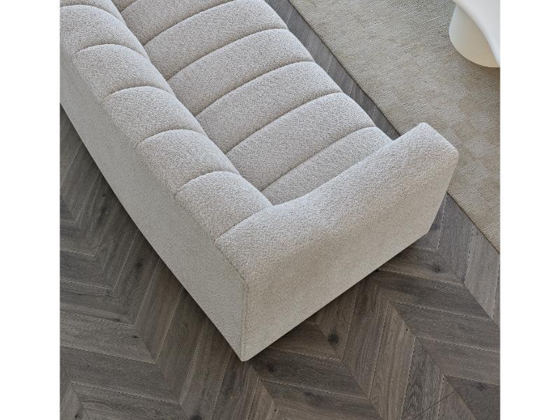 Astoria 3 Seater Sofa in Oatmeal Boucle Fabric