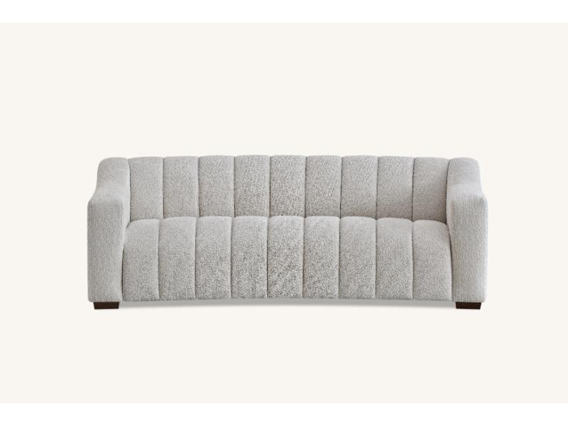 Astoria 3 Seater Sofa in Oatmeal Boucle Fabric
