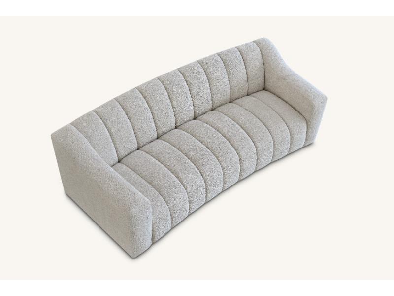 Astoria 3 Seater Sofa in Oatmeal Boucle Fabric