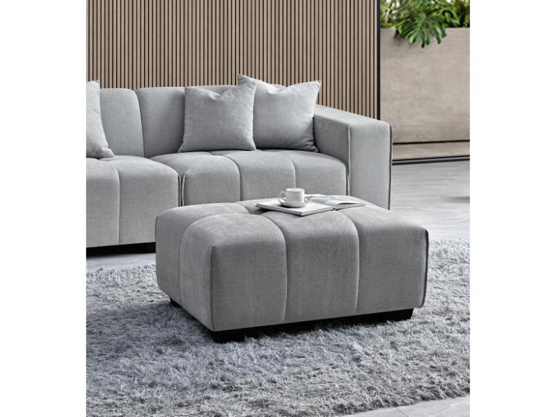 Leonard  in Cloudy Grey Boucle