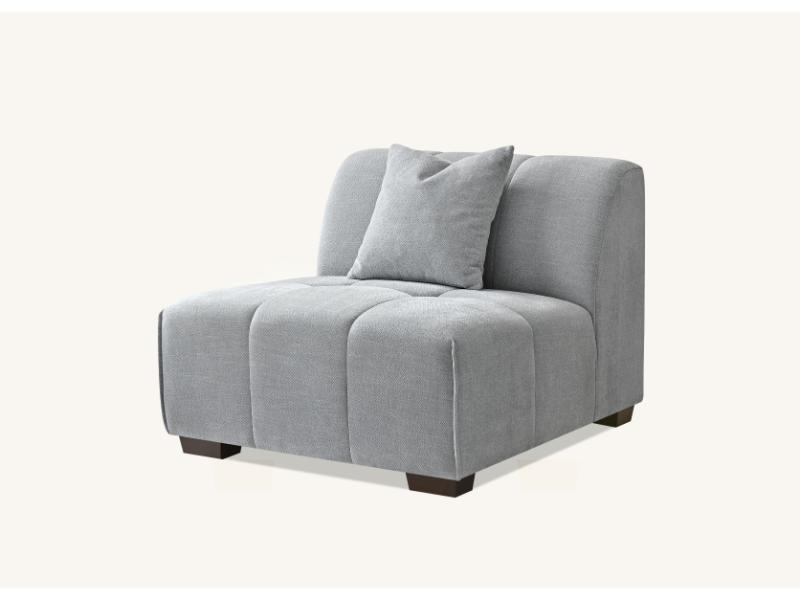 Leonard  in Cloudy Grey Boucle