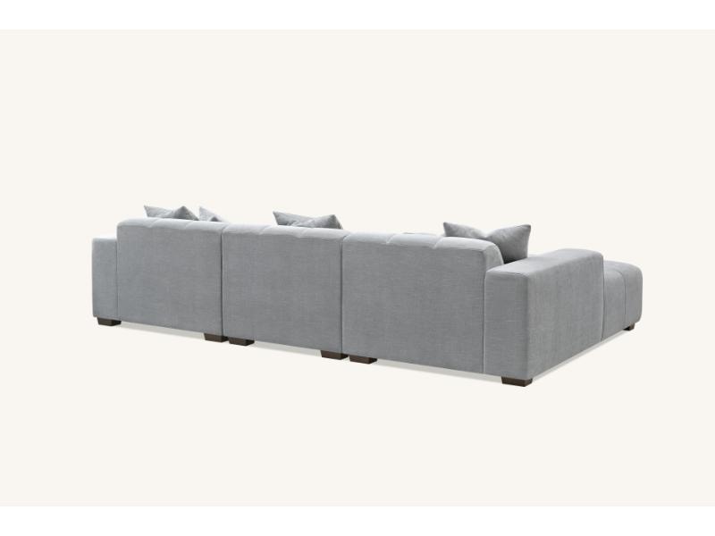 Leonard  in Cloudy Grey Boucle