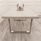 Freya 1.8m Dining Table Solid Light Pine wood with Metal Legs