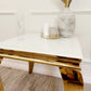Et Louis Gold Lamp Table