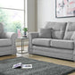 Galaxy Handmade Grey Fabric Sofas For Old People in Elegant Mosaic