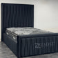 Midnight Wave Velvet Bed