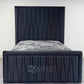 Midnight Wave Velvet Bed
