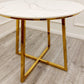 Lucien Gold 1.2m Round Dining Table