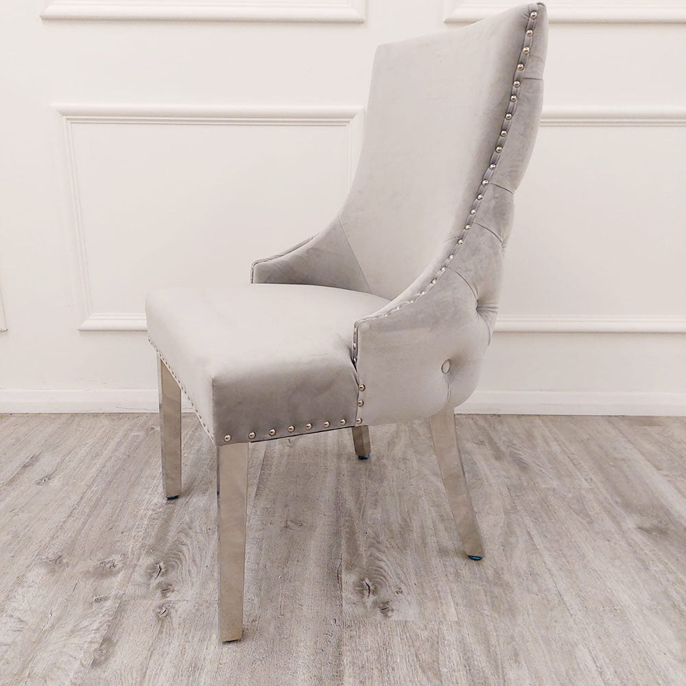 Kensington dining chair with deep button back