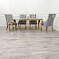 Louis Gold Dining Table