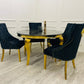 Louis Gold Dining Table