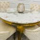 Louis Gold Dining Table