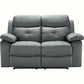 Lopez Recliner 3+2 Seater Genuine Grey Leather Sofa Set